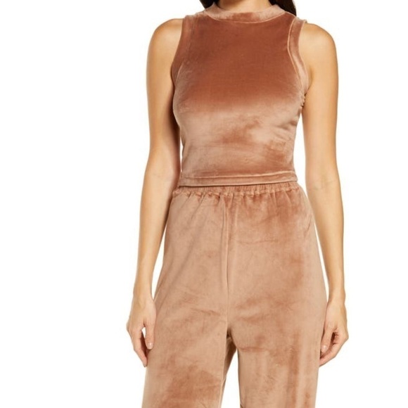NEW Skims Velour Crewneck Tank in Sienna - Picture 6 of 6
